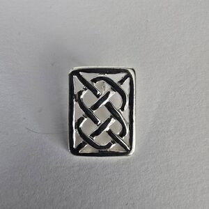 Silver Celtic Knot Pendant Charm